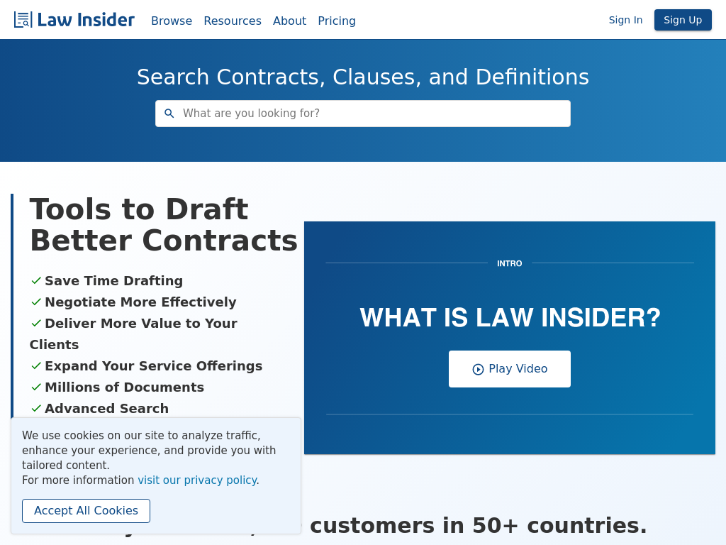 More information about "Law Insider"